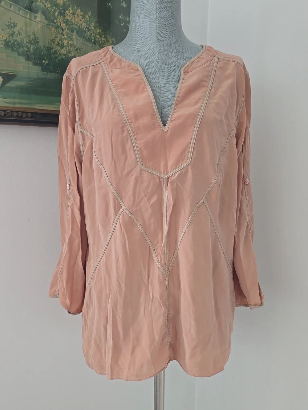 BCBGmaxazria | Silk Tunic Top